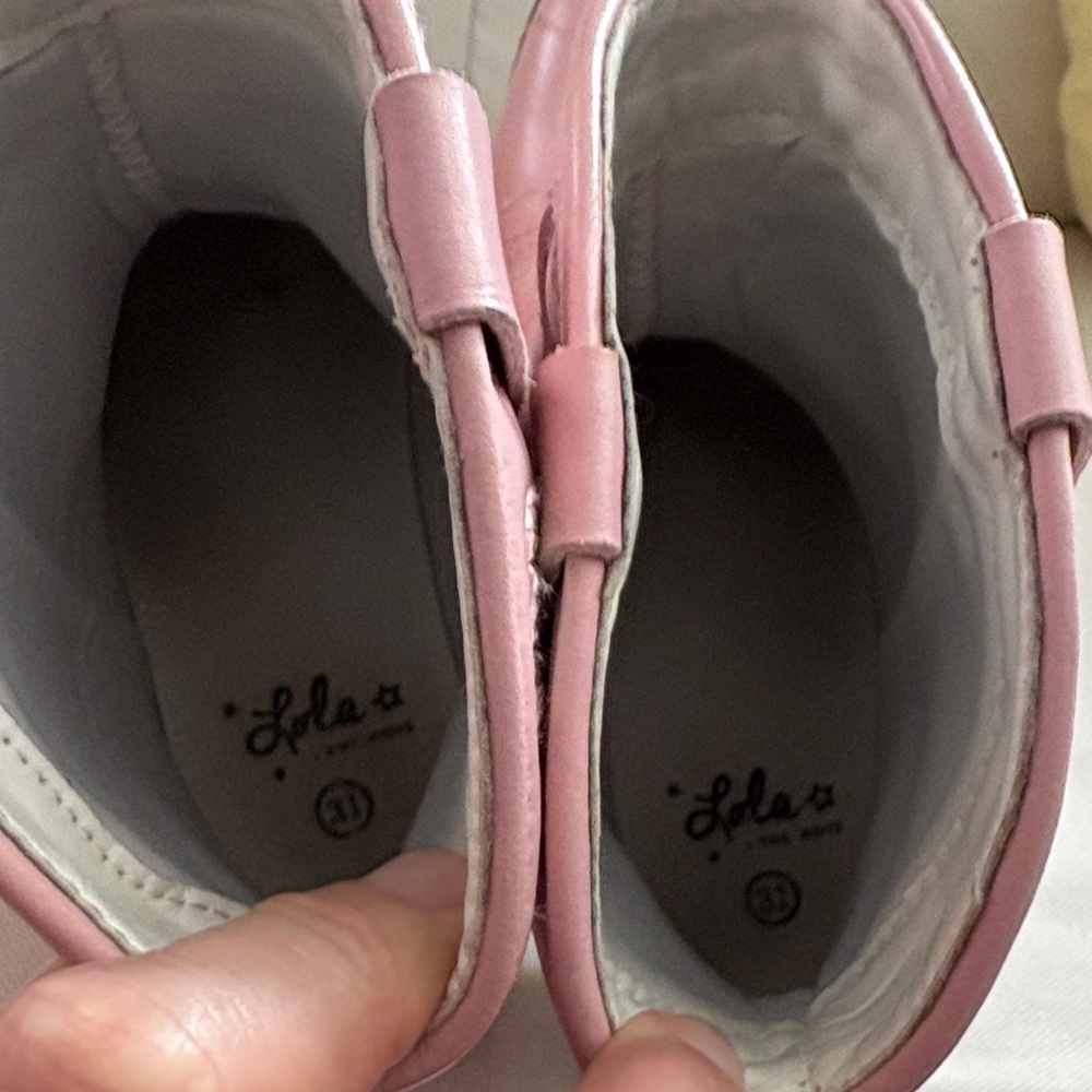 Pink Heart Kids Cowboy Boots - Picture 6 of 8